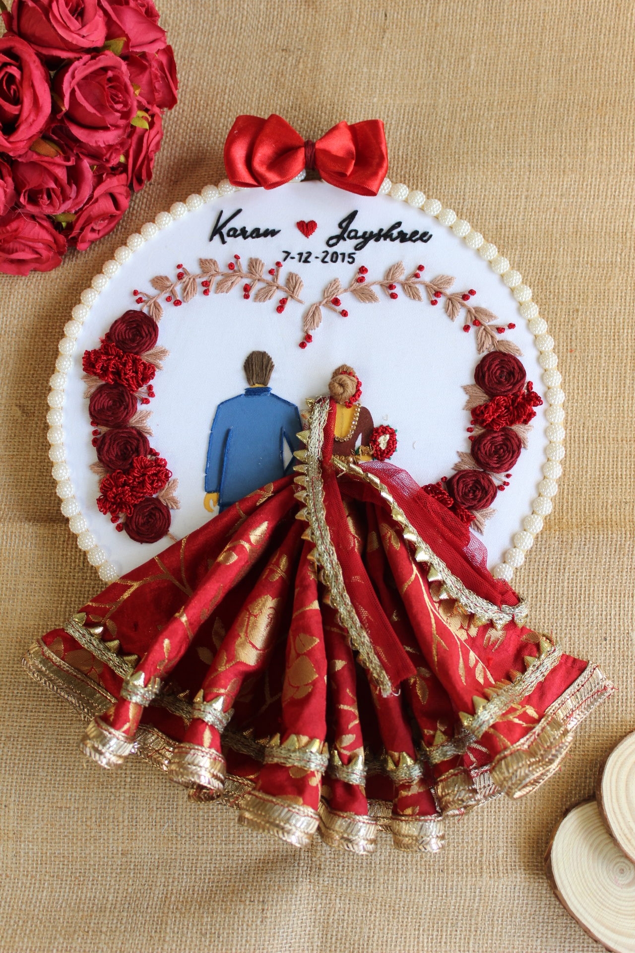 Indian Cake Topper with Tikka, Bangles, Kaleeray, Duputta, Kirpan etc.